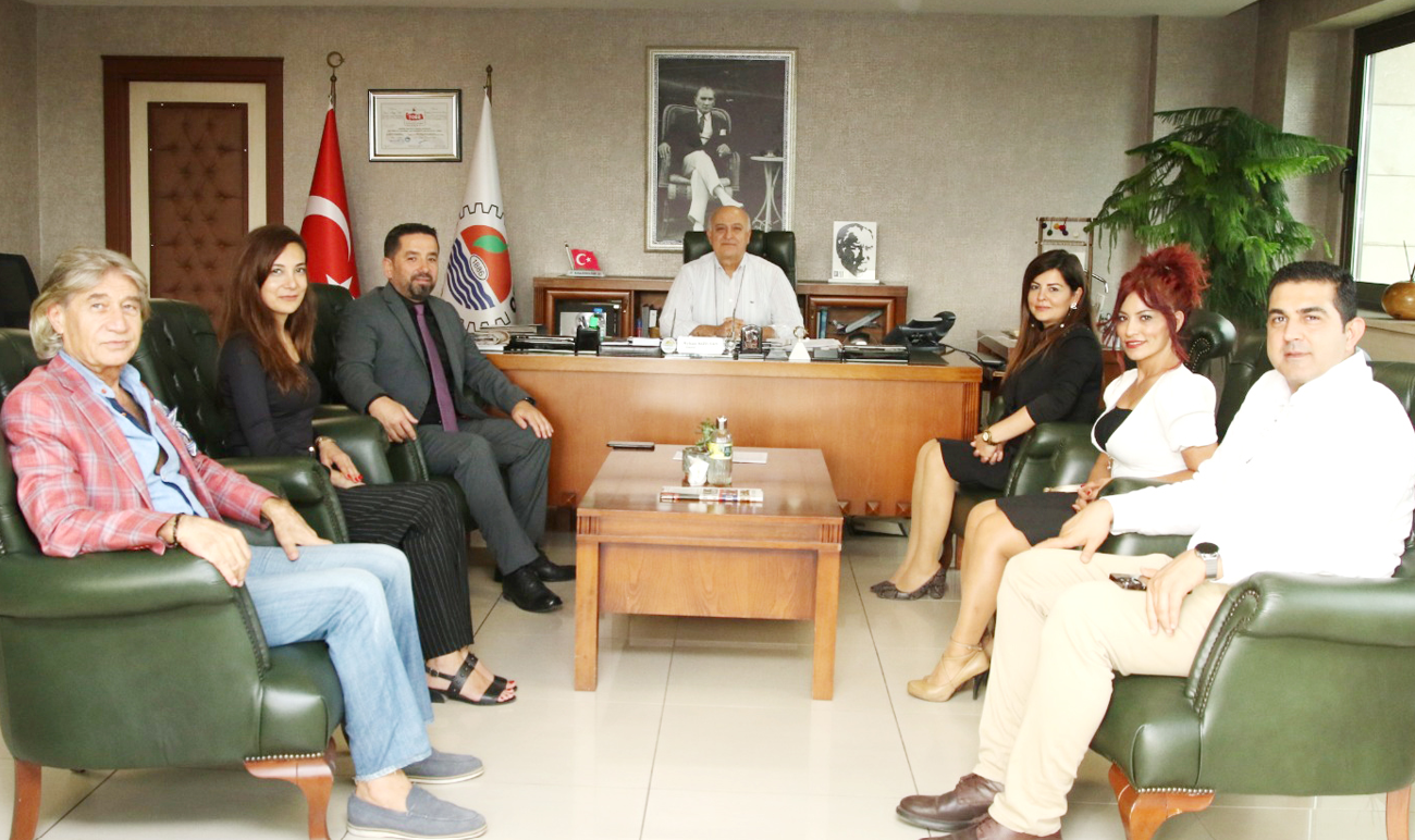 Mersin Teknopark Ekibi MTSO Başkanı Ayhan Kızıltan'ı Ziyaret Etti